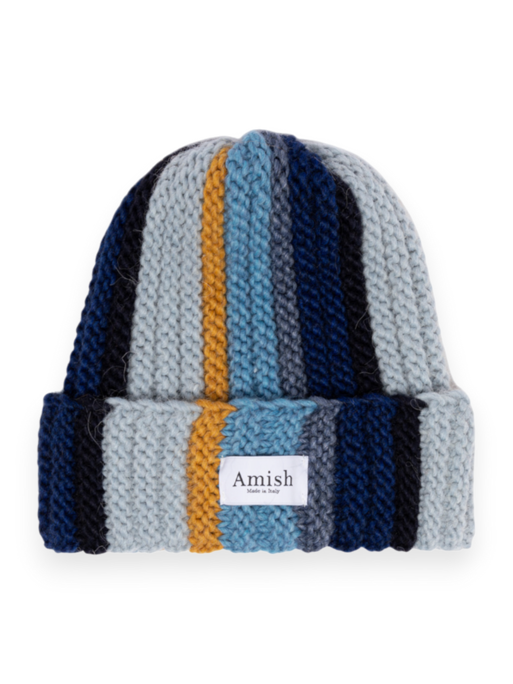 Amish Nomad Beanie Hat Blue Mix