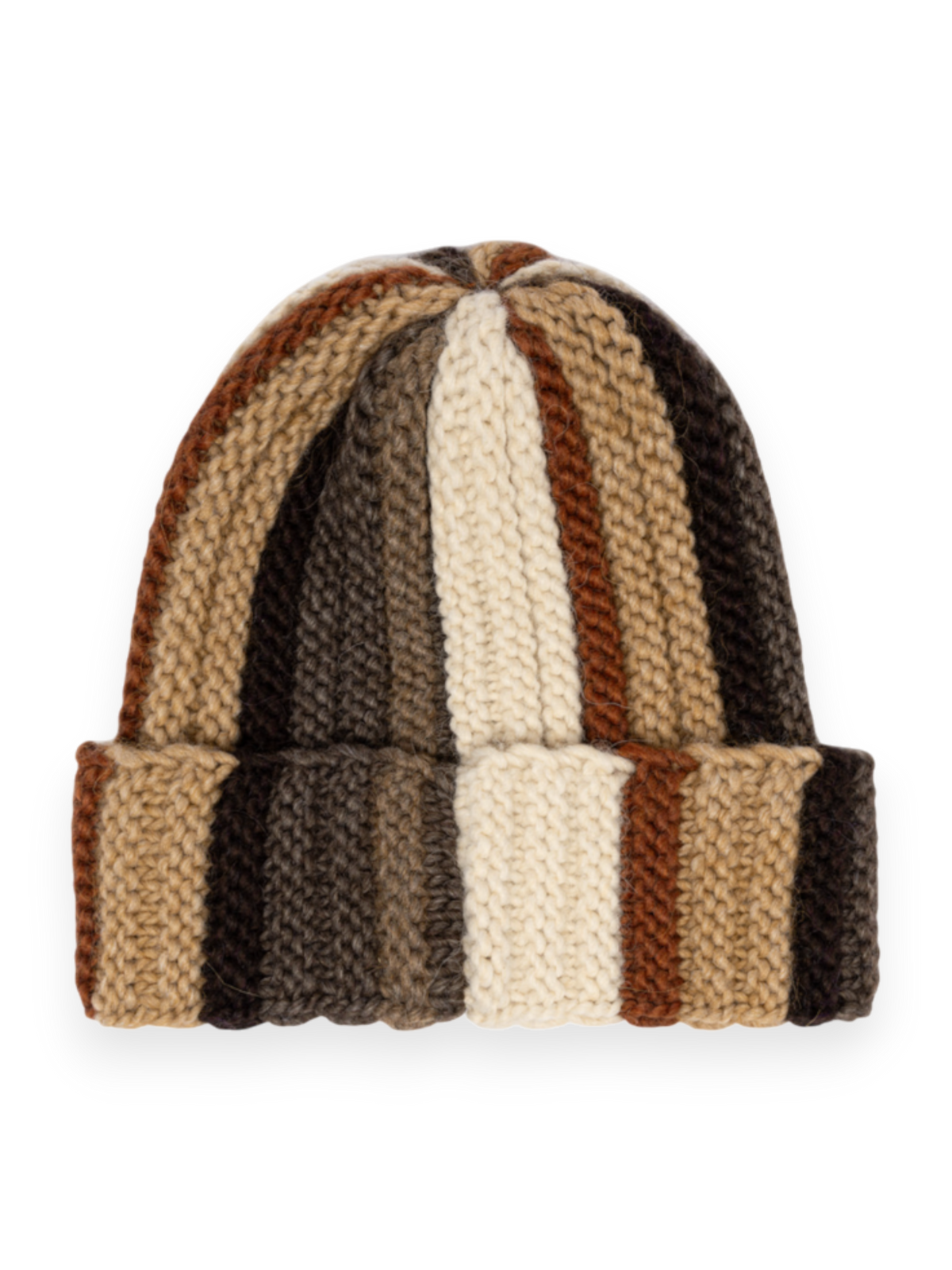 Amish Nomad Beanie Hat Brown Mix