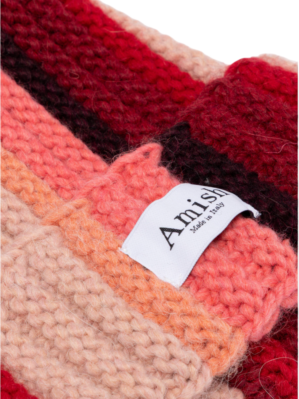 Amish Nomad Beanie Hat Pink Mix