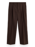 Sunflower Wide Pleated Trouser Brown