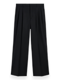 Sunflower Wide Pleated Trouser Wool Black