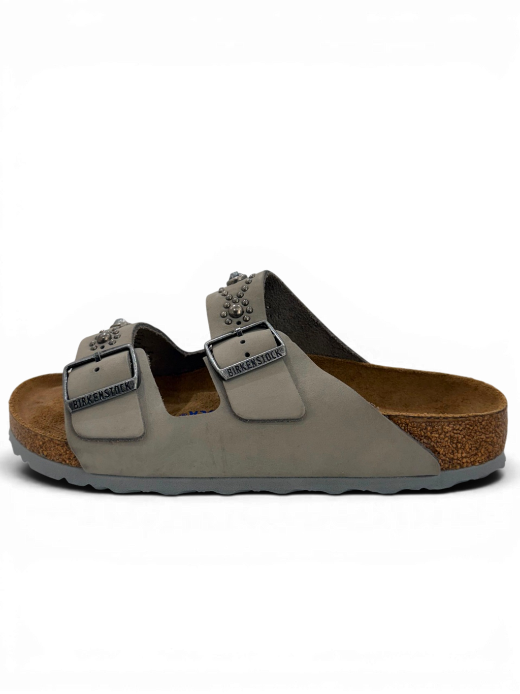 HTC X BIRKENSTOCK ARIZONA SFB NUBUCK STUDS DOVE GREY