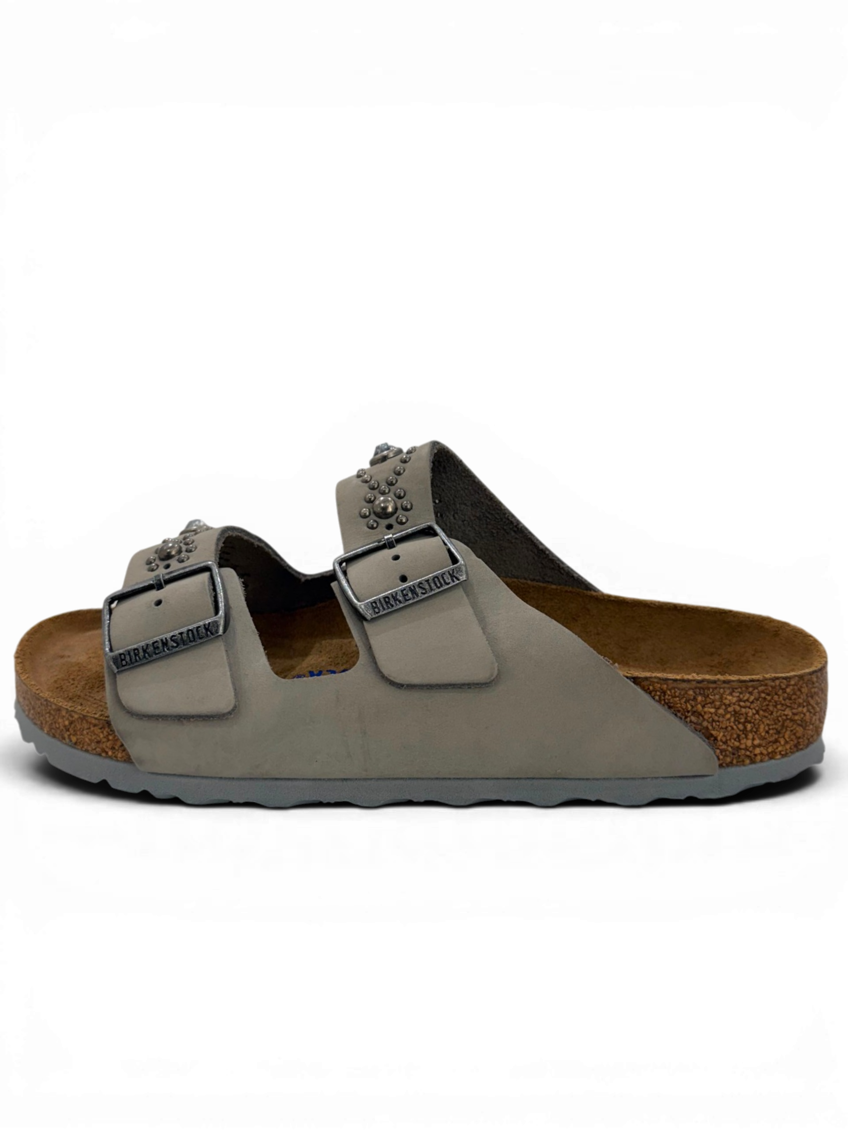 HTC X BIRKENSTOCK ARIZONA SFB NUBUCK STUDS DOVE GREY