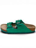 HTC X BIRKENSTOCK Arizona SFB Suede Rhombus Green