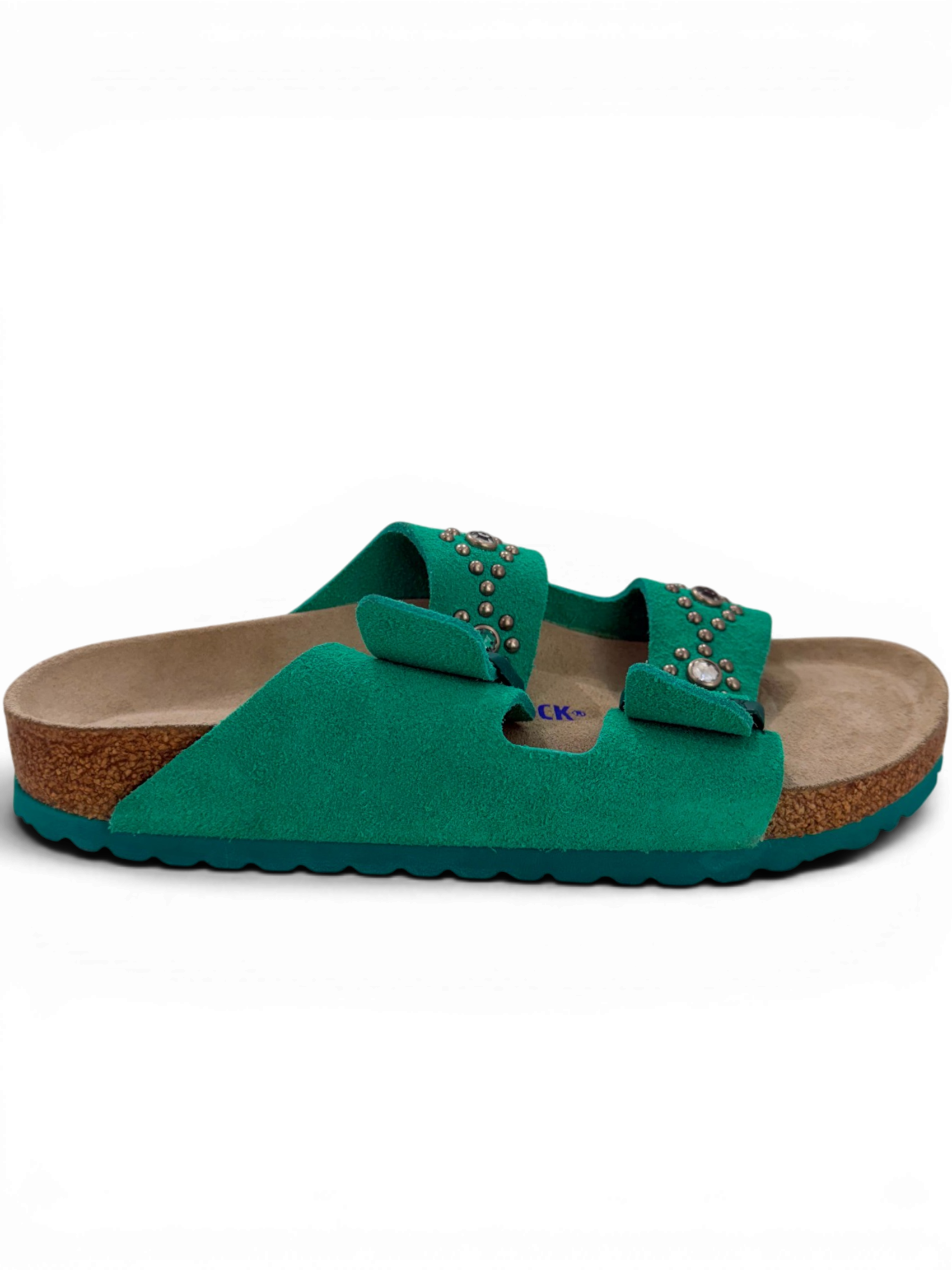 HTC X BIRKENSTOCK Arizona SFB Suede Rhombus Green