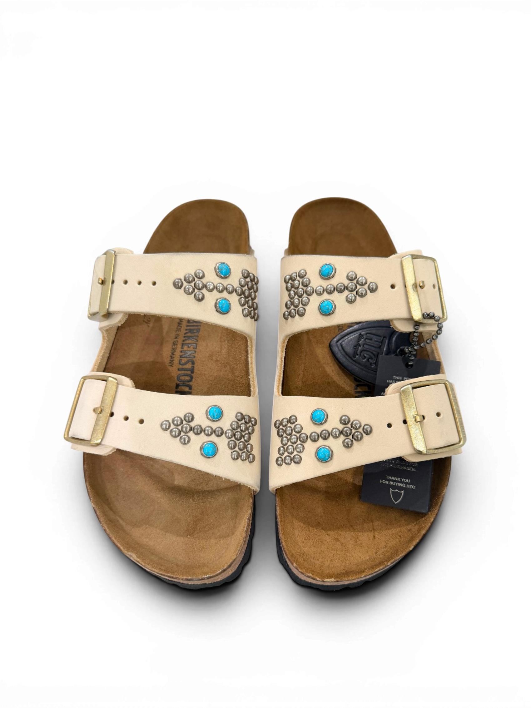 HTC X BIRKENSTOCK Arizona Oiled Leather Arrow Ecru