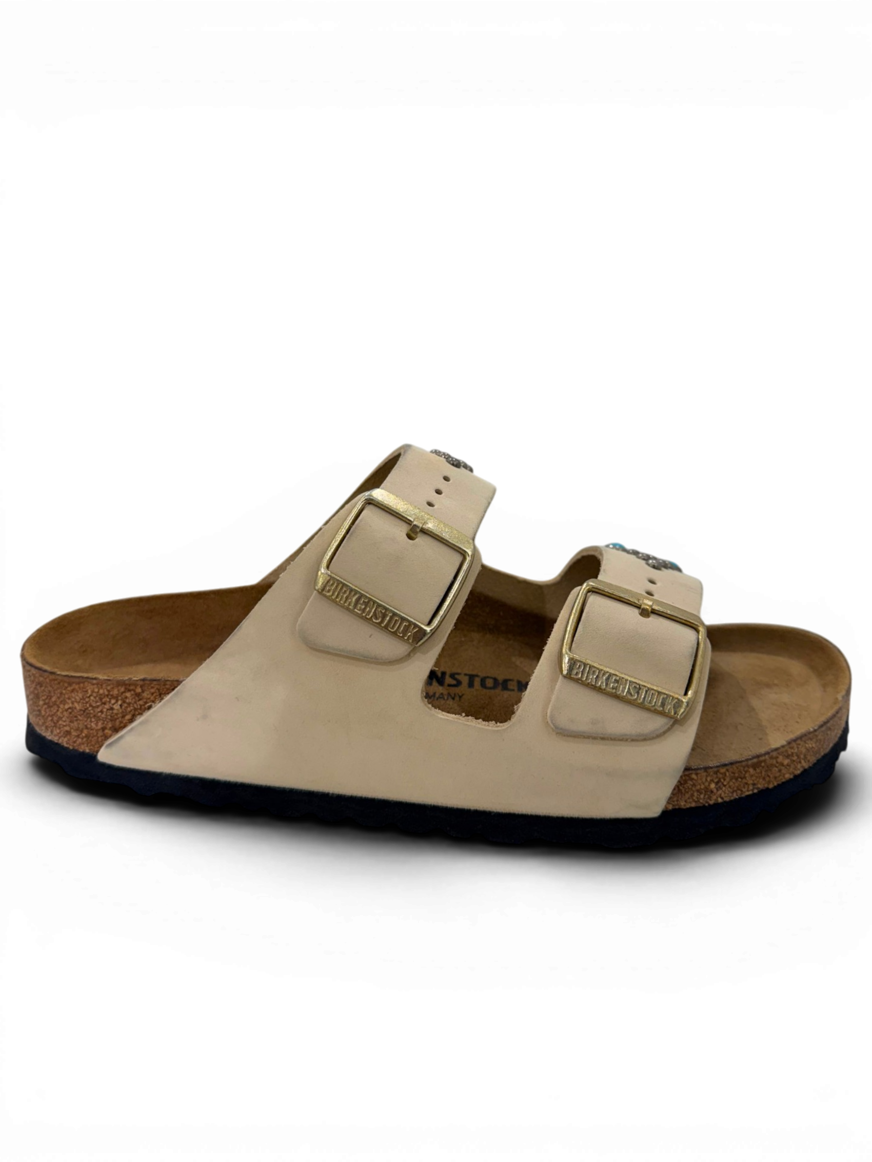 HTC X BIRKENSTOCK Arizona Oiled Leather Arrow Ecru