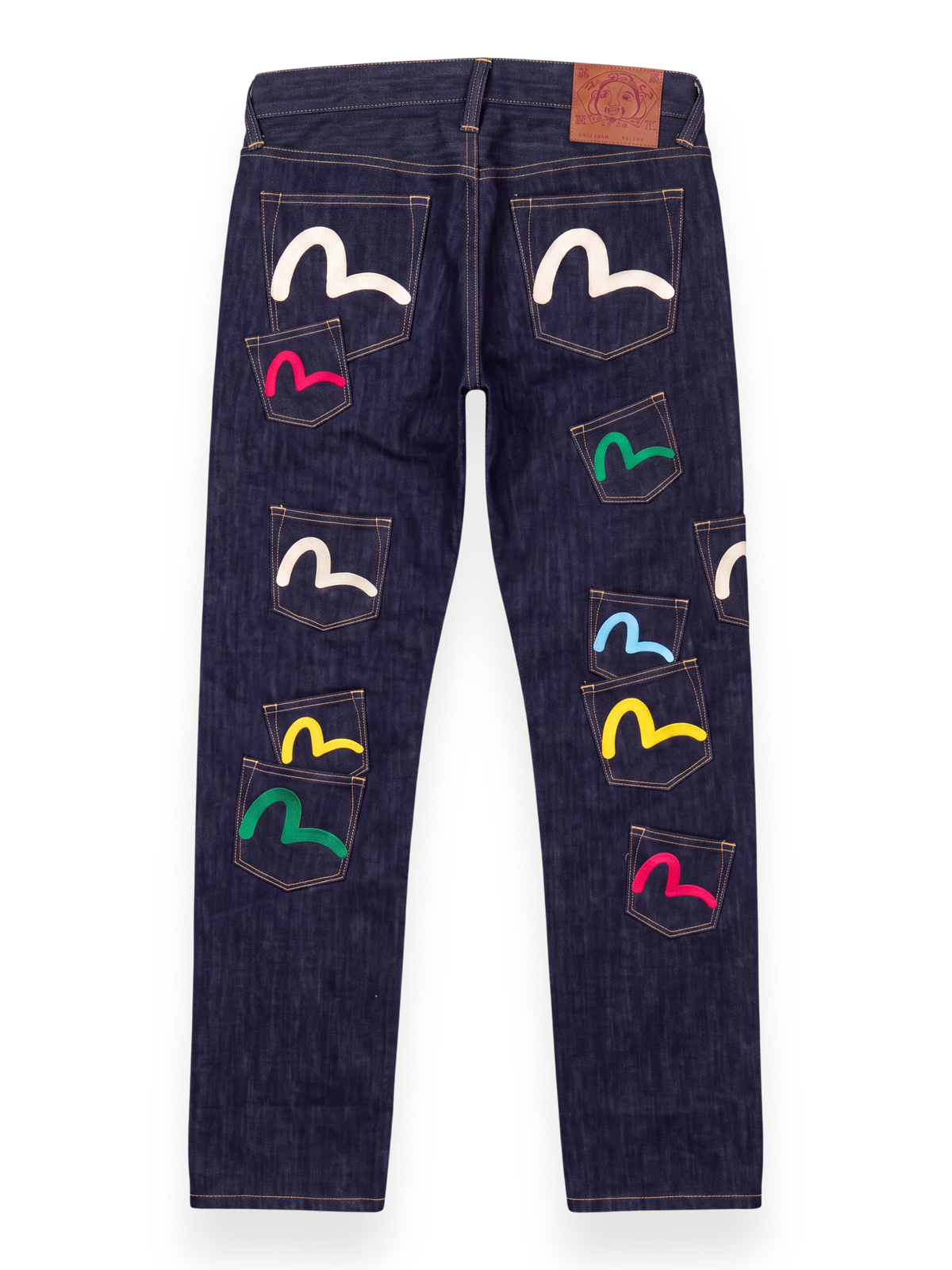 Evisu Multi-Pocket Seagull Regular Fit Jeans