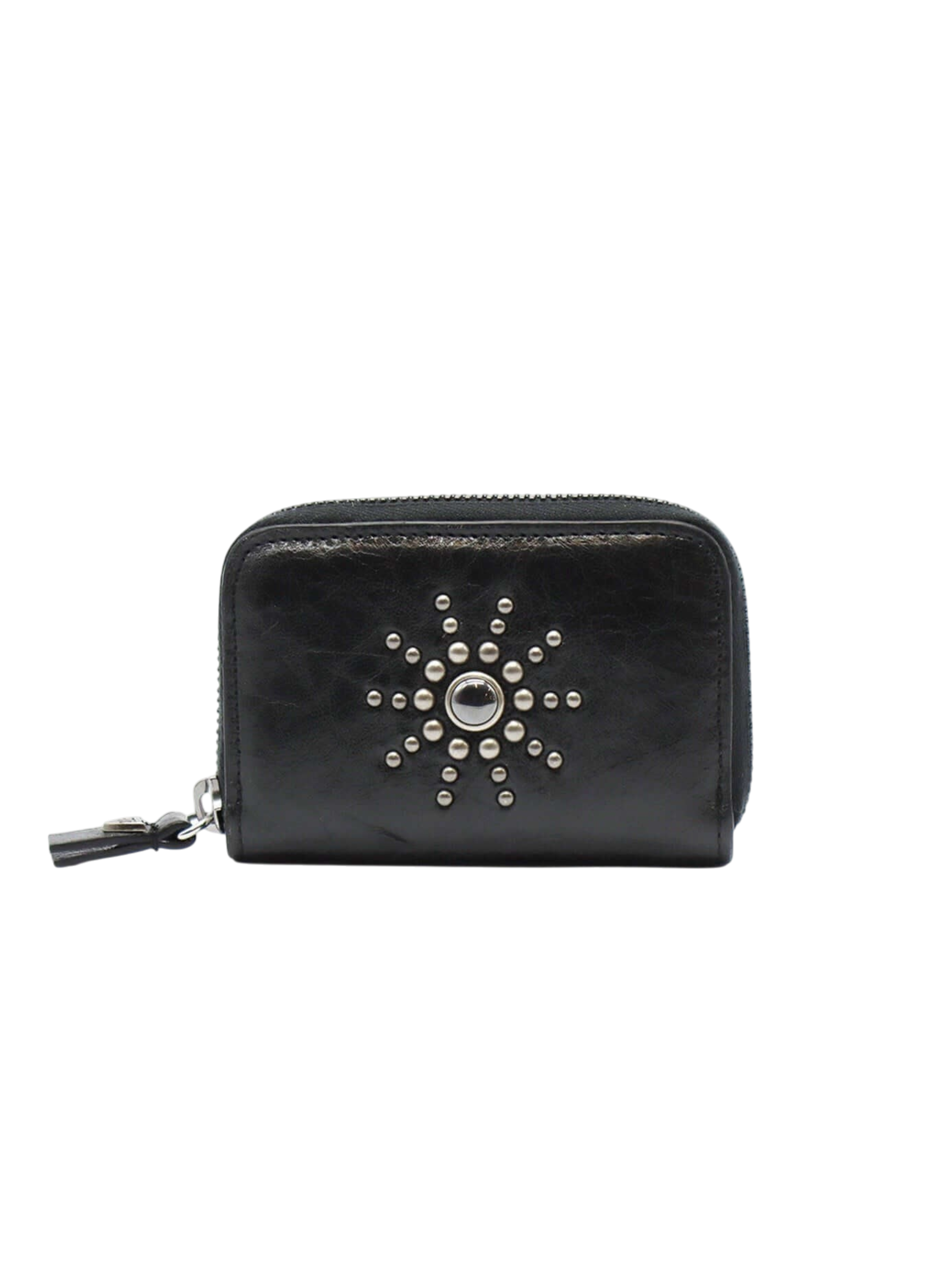 CLASSIC HTC SMALL ZIP WALLET BLACK