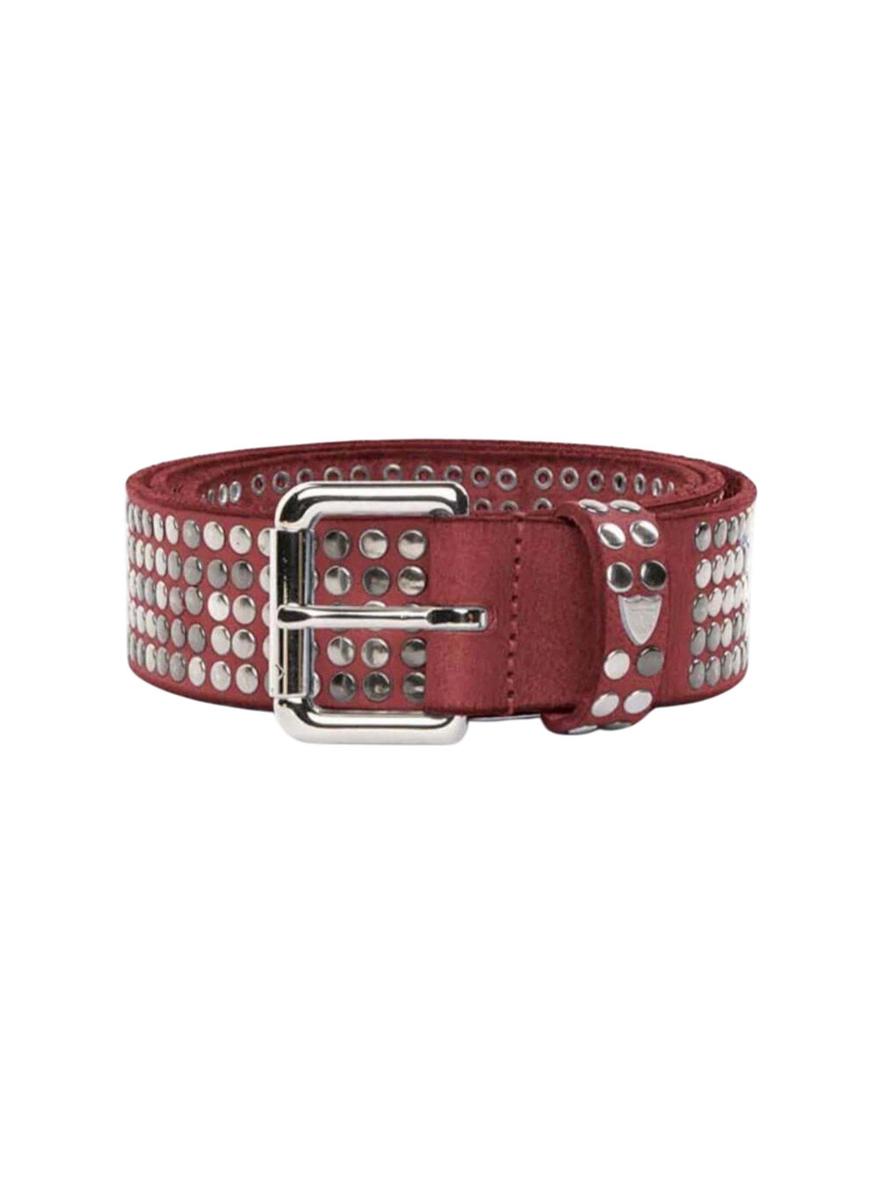 HTC 5.000 COLOUR STUDS BELT BORDEAUX