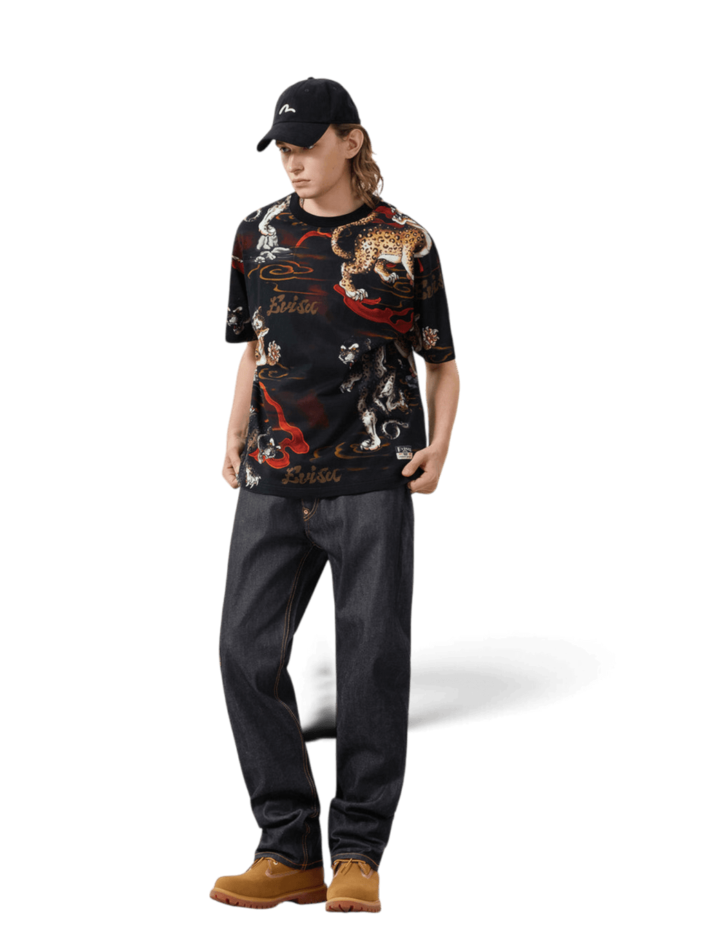 Evisu Multi-Pocket Seagull Regular Fit Jeans