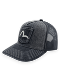 Evisu Seagull Pocket Denim Mesh Trucker Cap