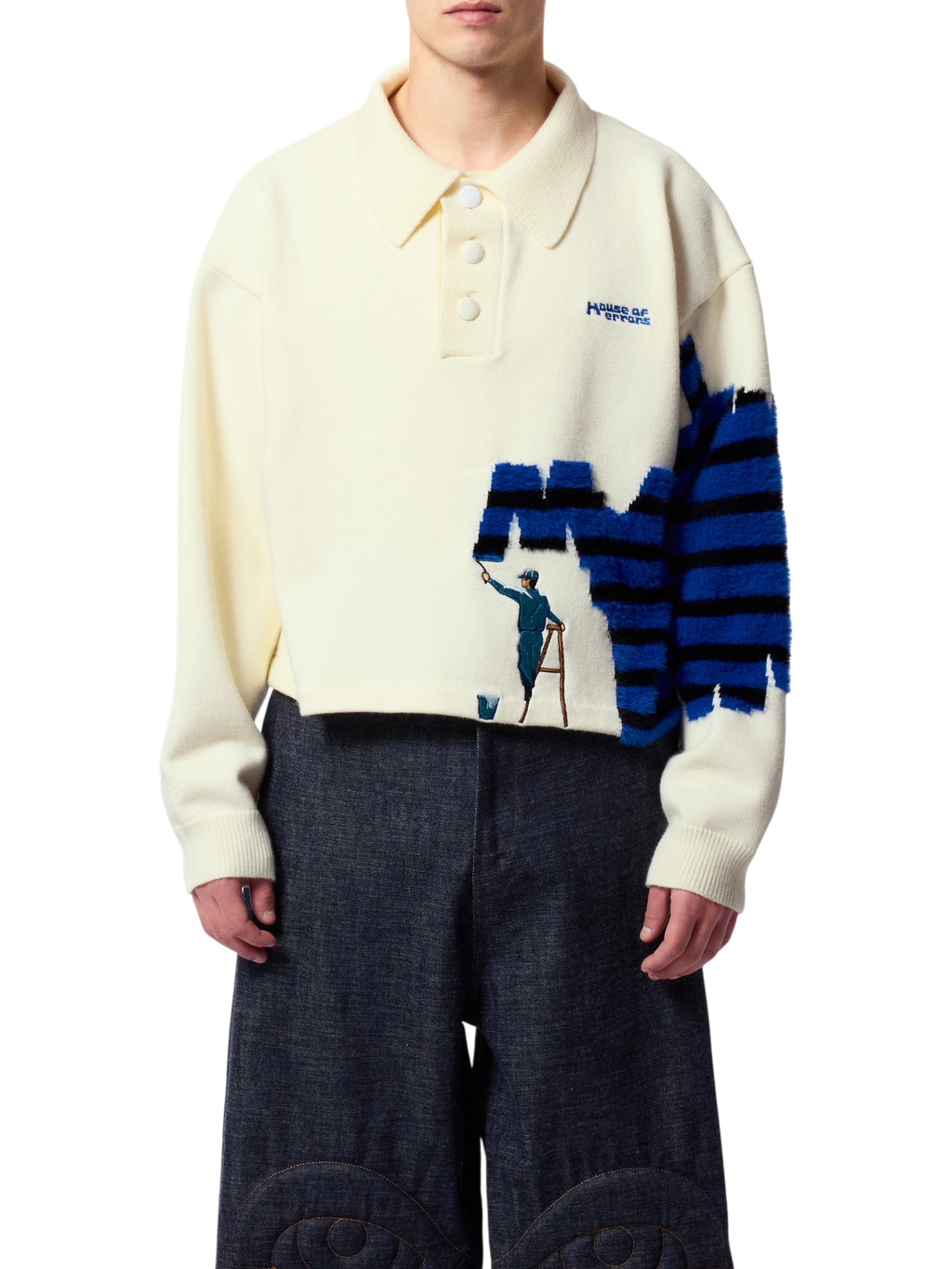 House Of Errors Knitted Wall Painter Rugby Cream