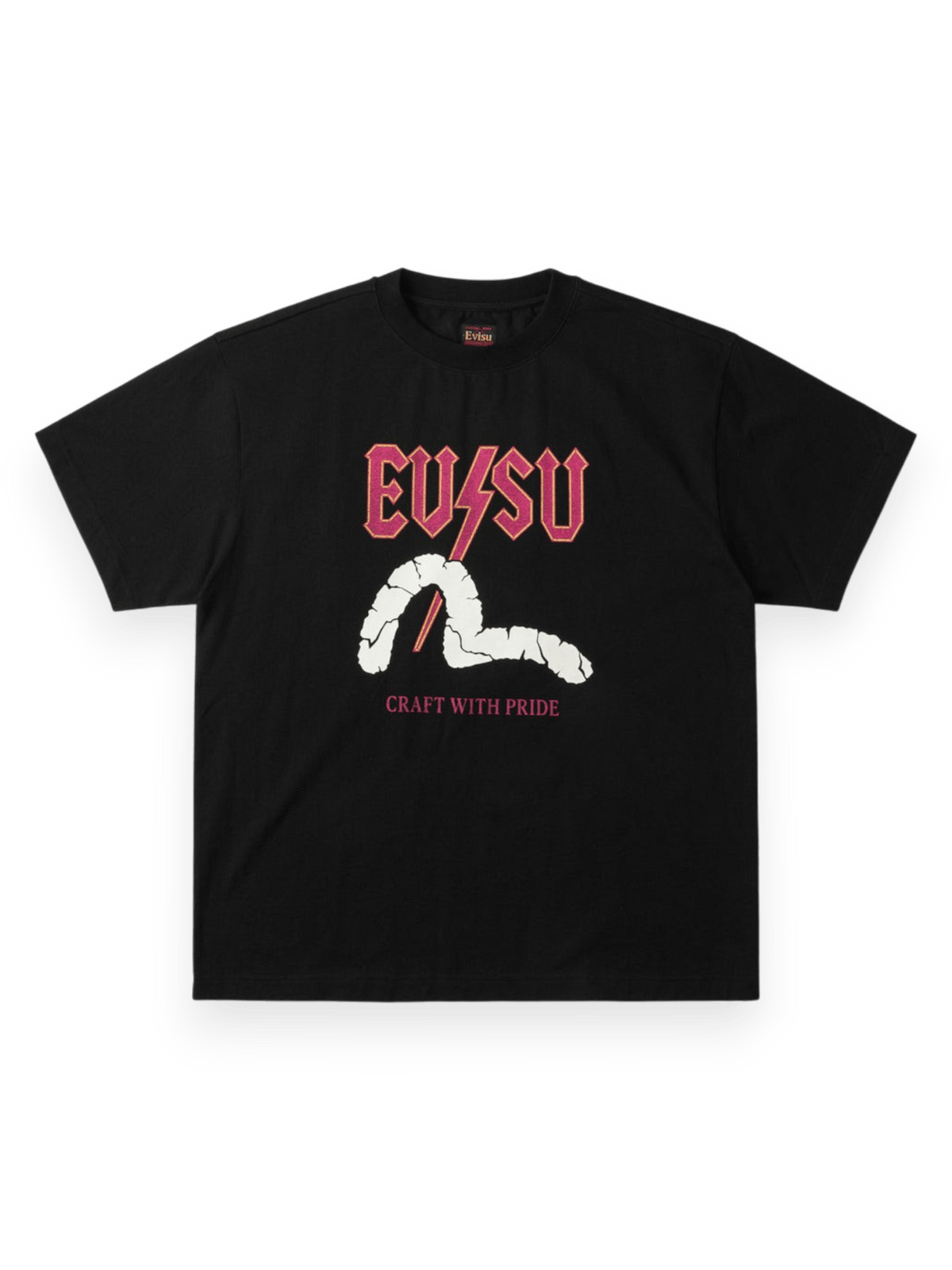 Evisu Lightning Seagull Graphic Print T-shirt