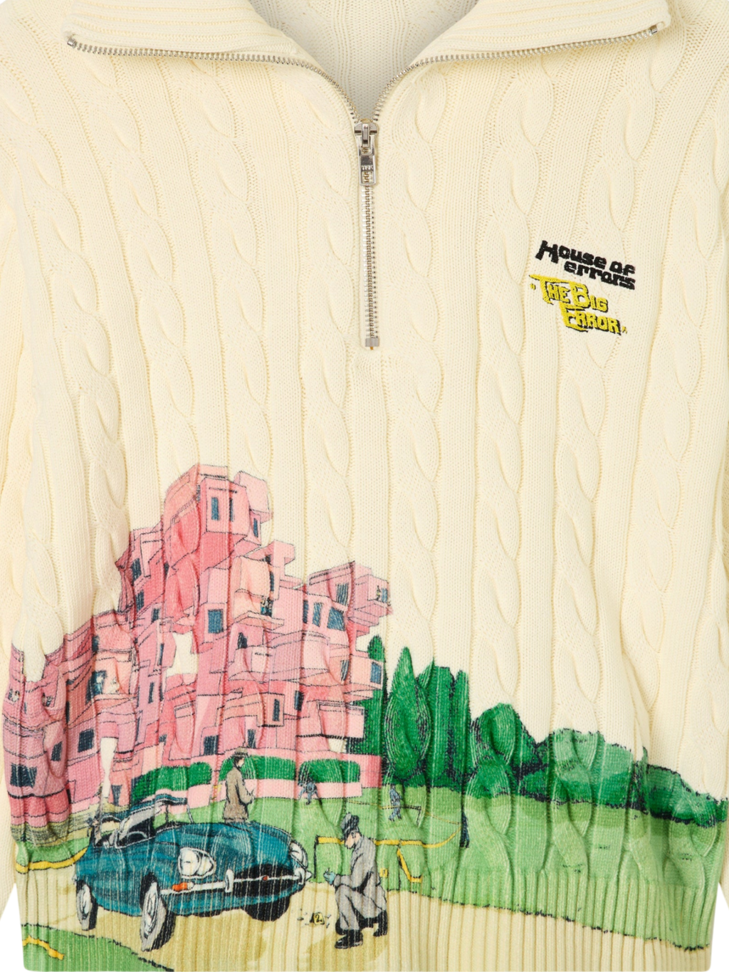 House Of Errors Crime Scene Cable Knit Sweater