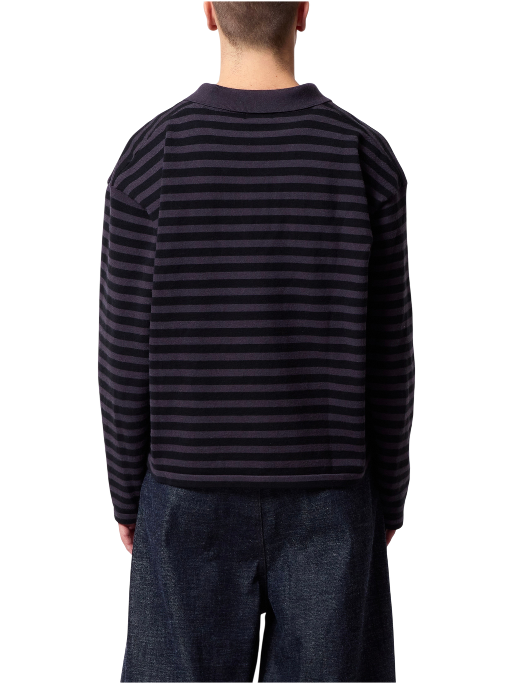 House Of Errors Knitted Peeping Rugby Black/Grey
