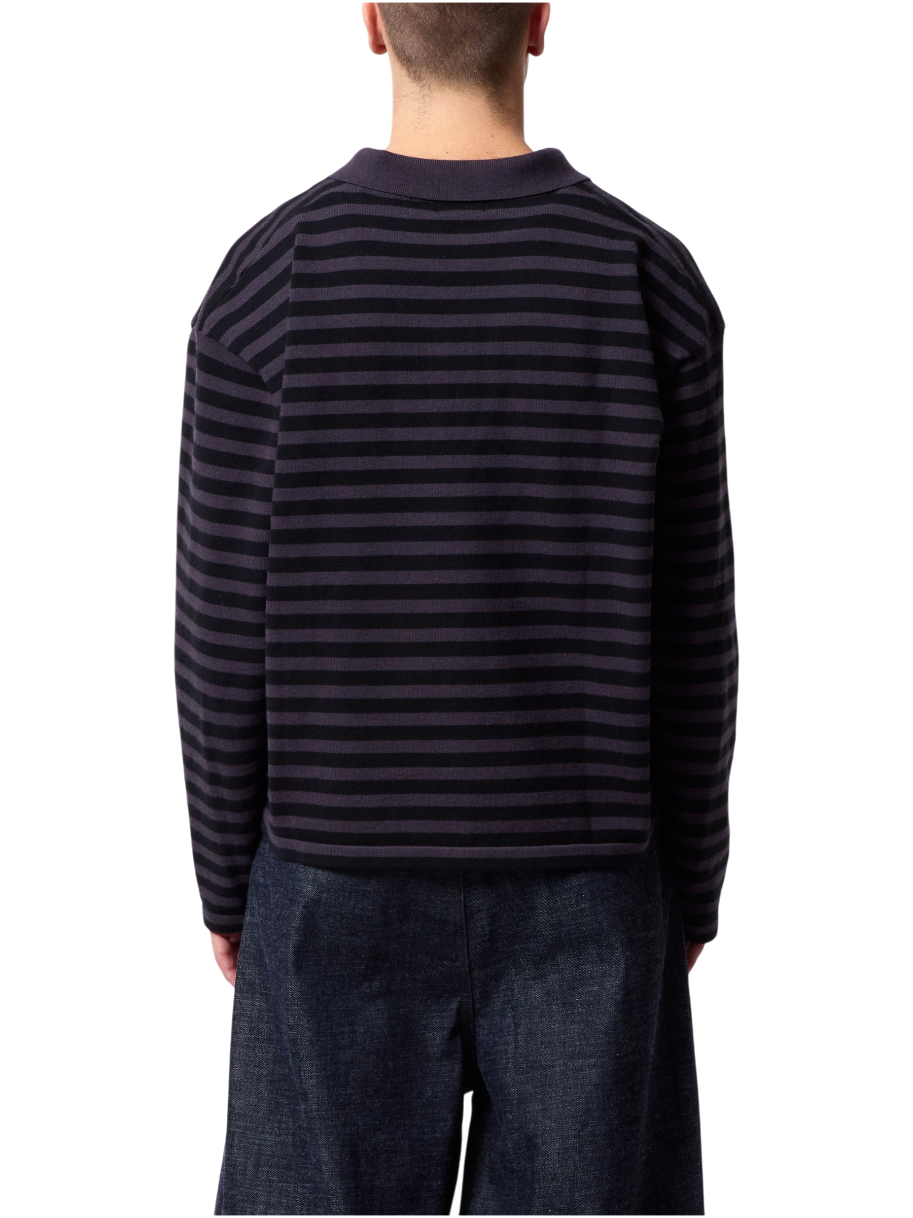 House Of Errors Knitted Peeping Rugby Black/Grey