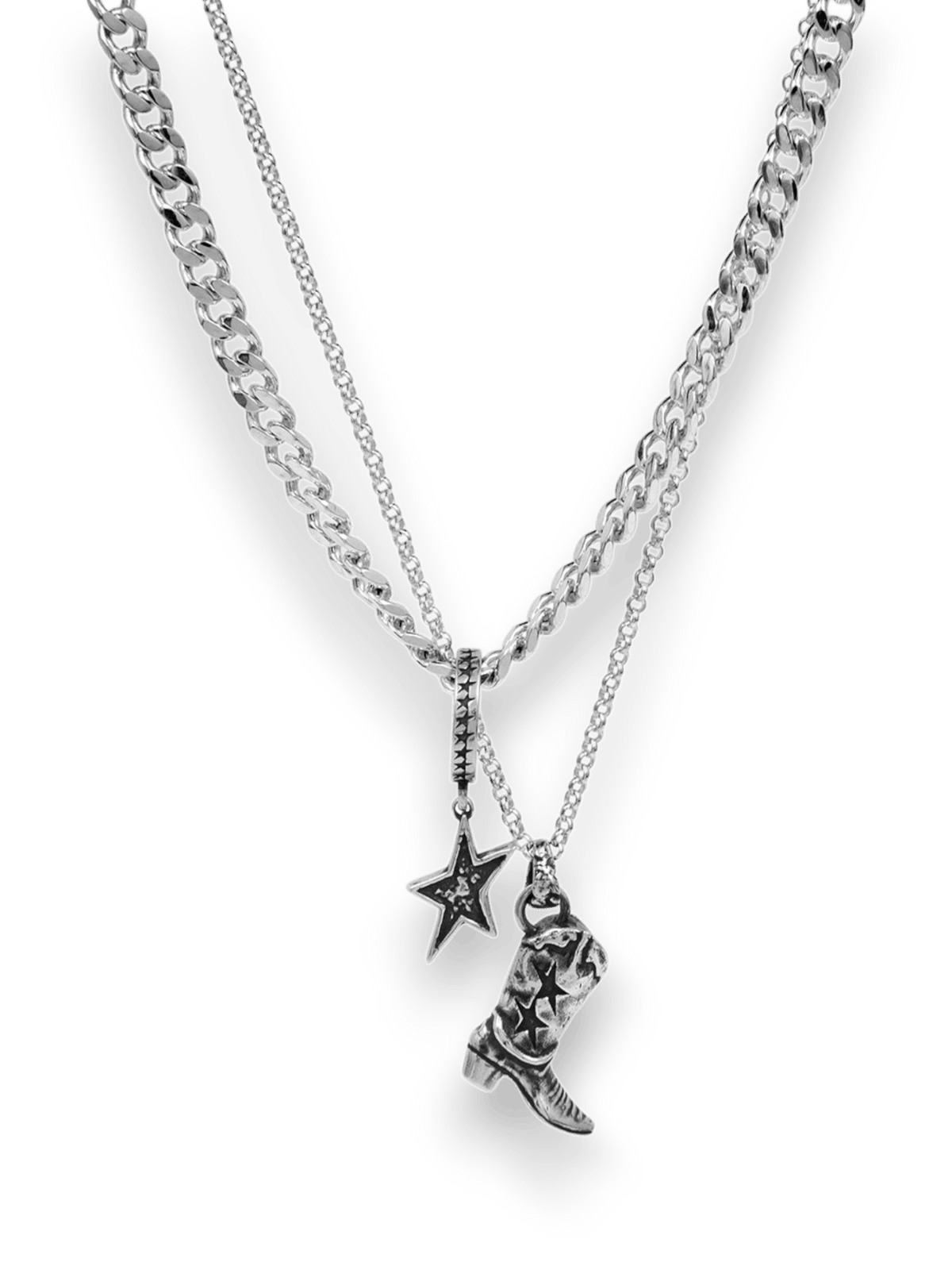 Twojeys Boot Double Chain