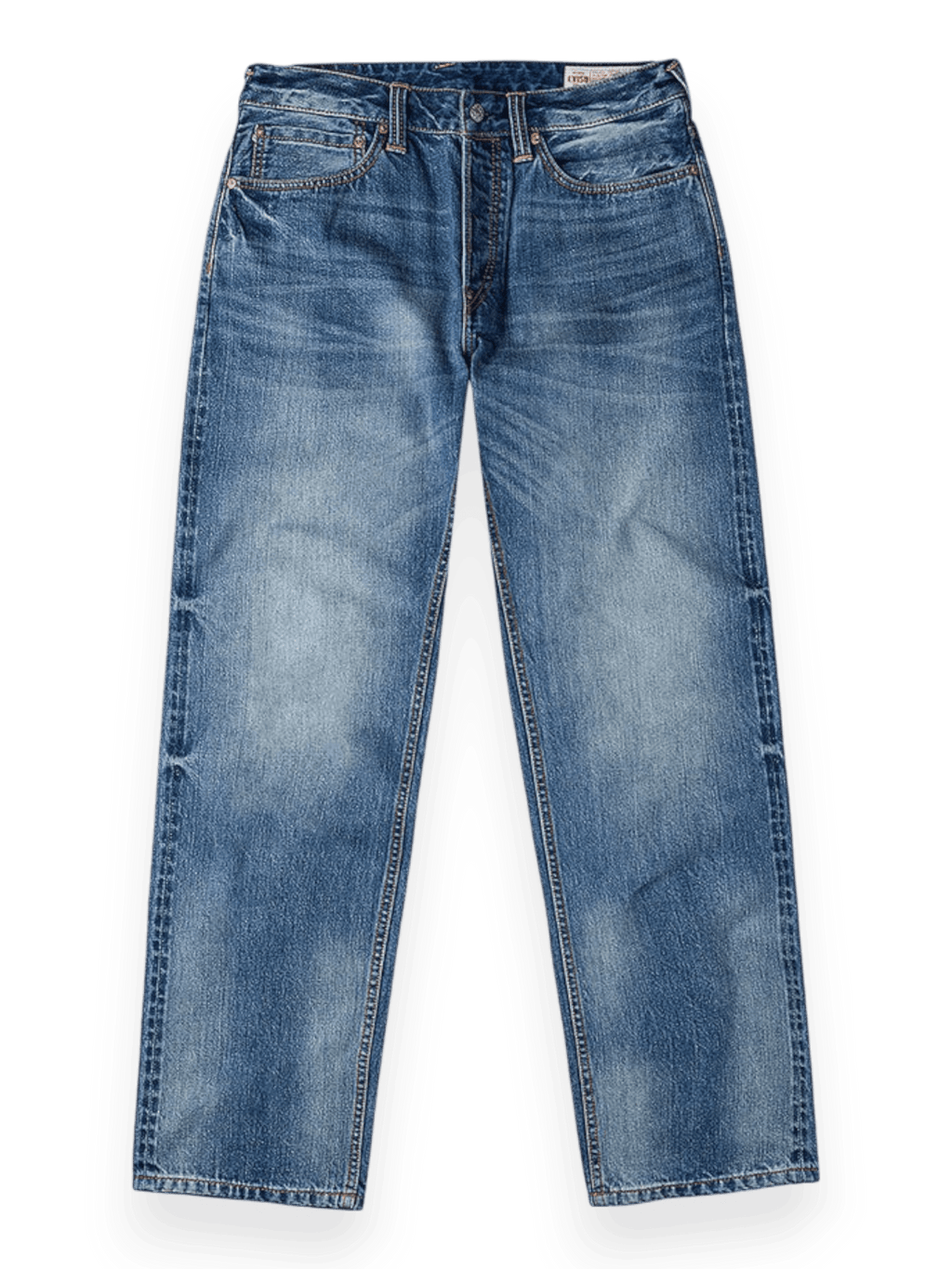 Evisu Yellow Daicock Print Regular Fit Jeans #2020