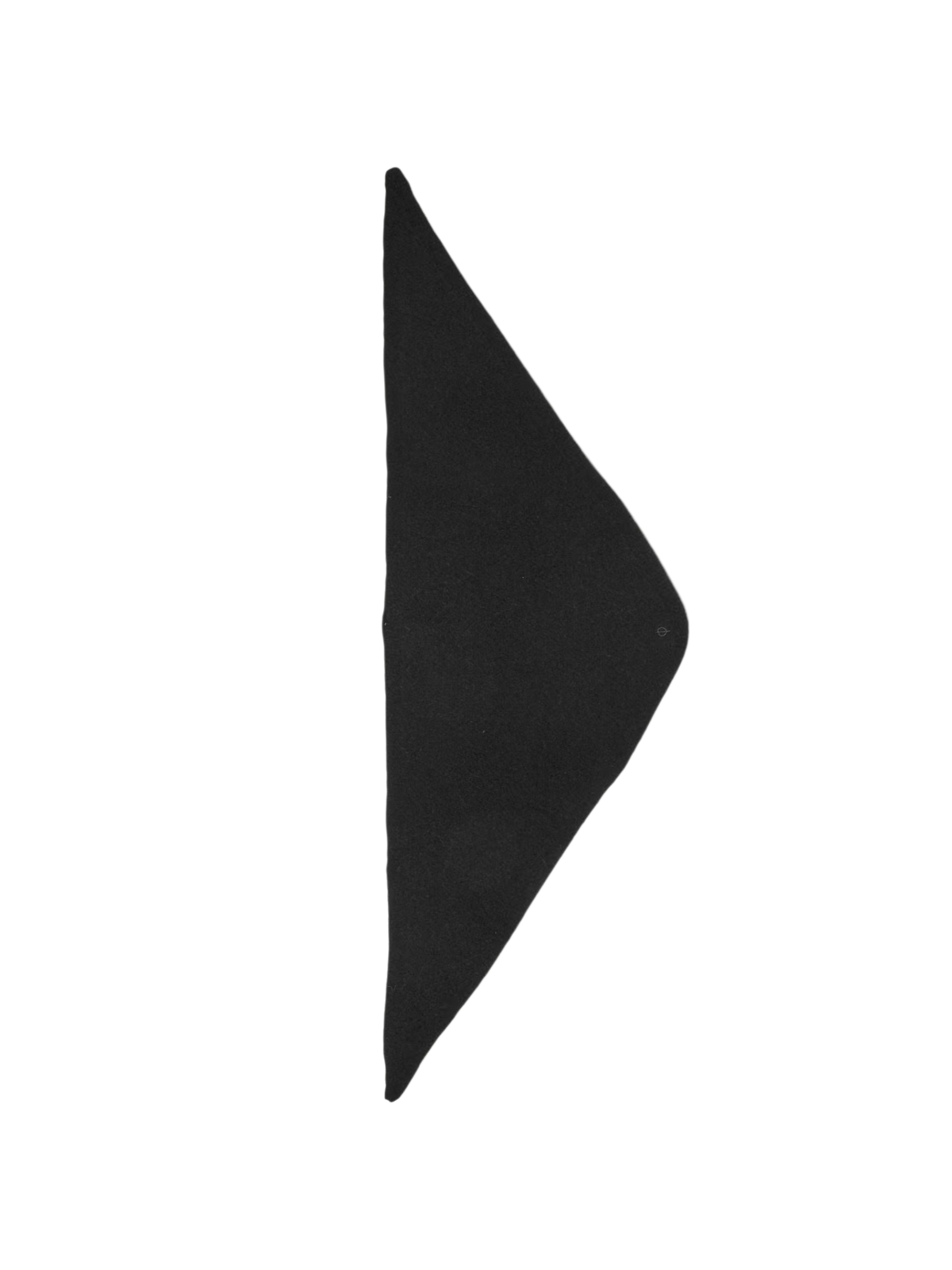 SAMSOE SAPIA TRIANGLE SCARF BLACK 15727