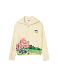 House Of Errors Crime Scene Cable Knit Sweater