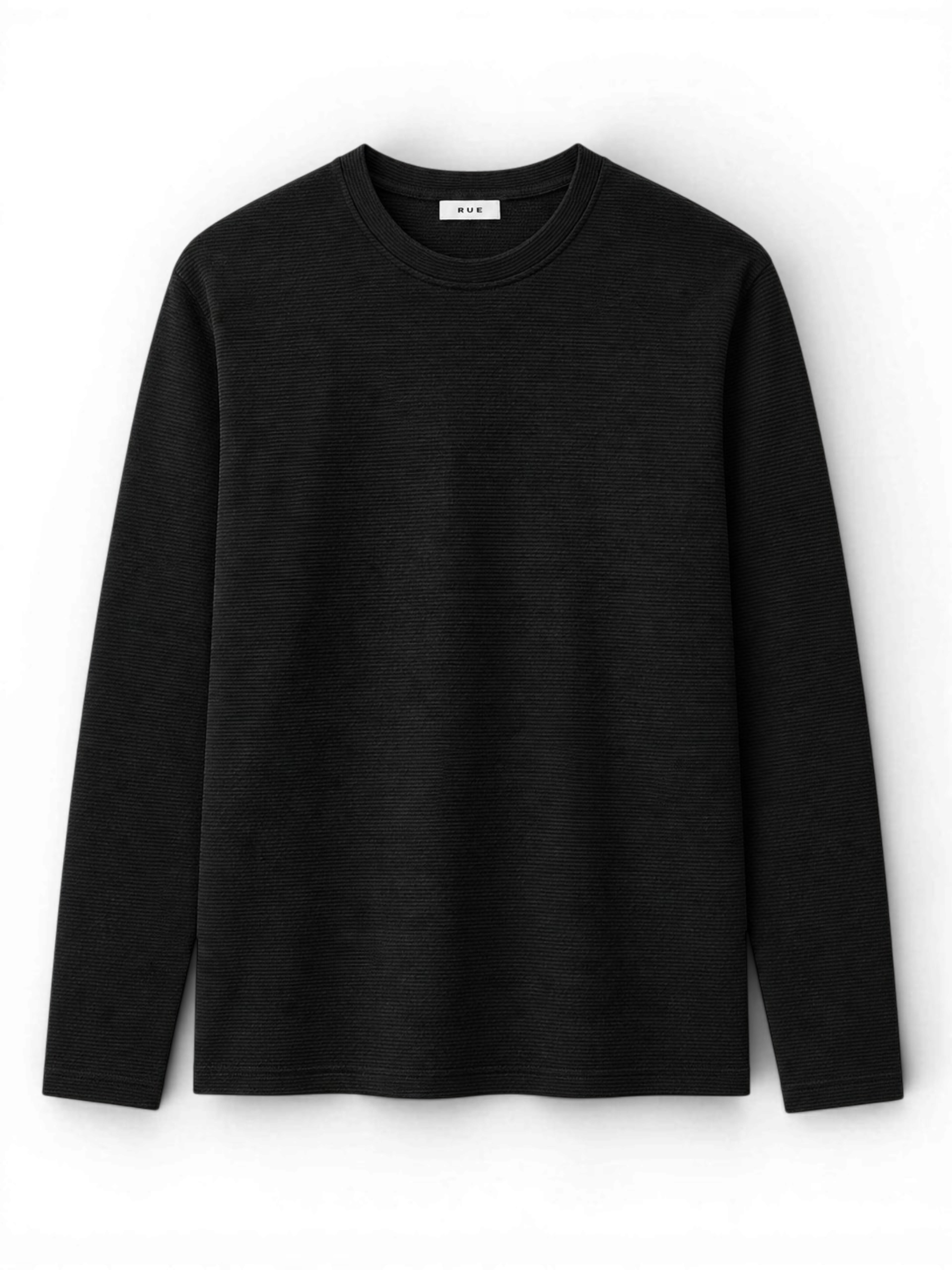 RUE Waffle black longsleeve shirt