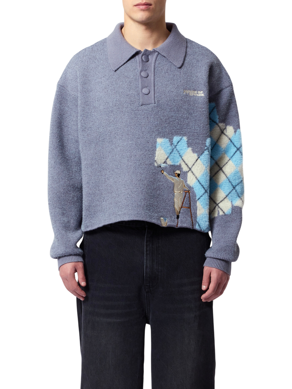 House Of Errors Knitted Wall Painter Rugby Grey