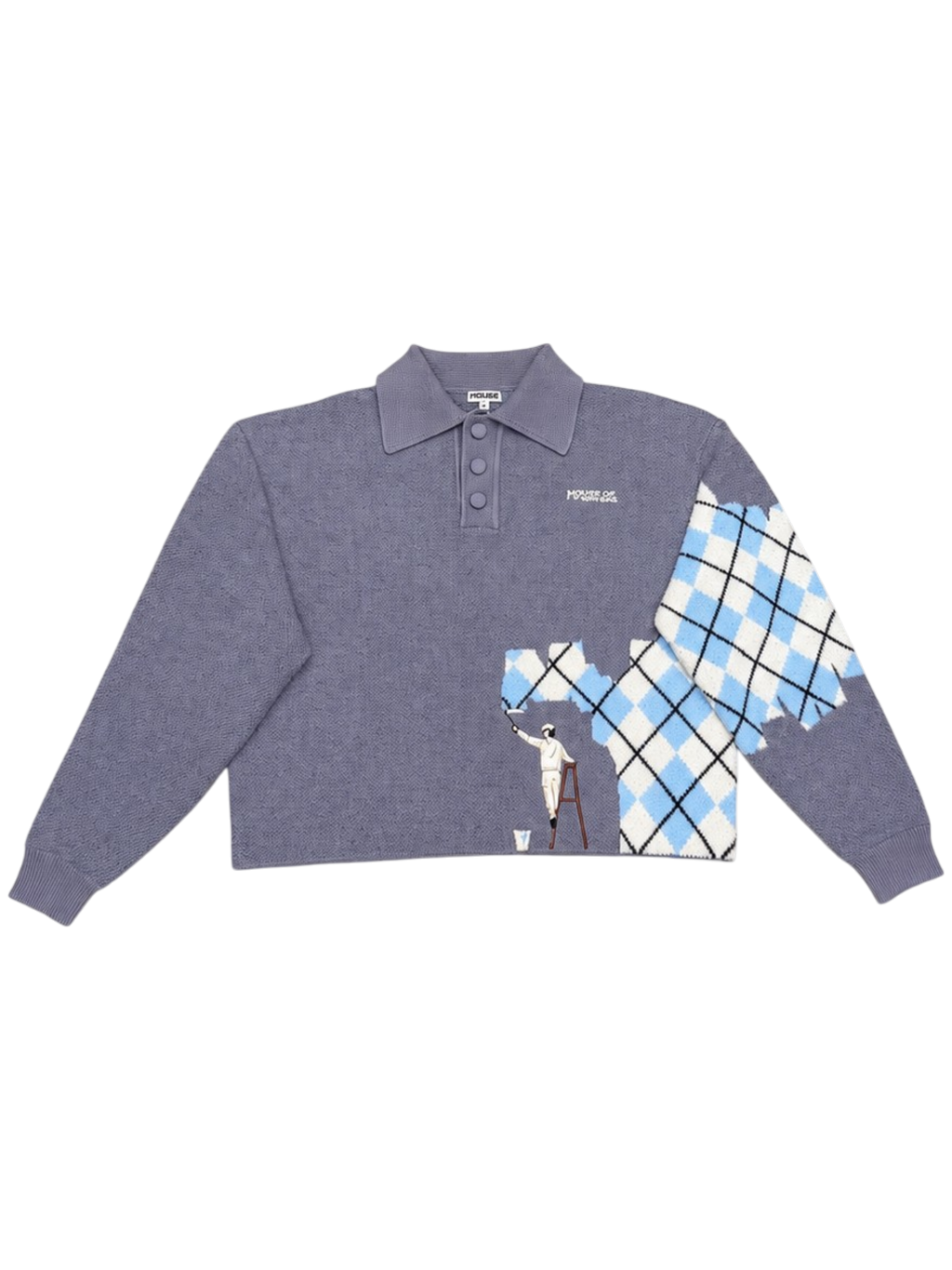 House Of Errors Knitted Wall Painter Rugby Grey